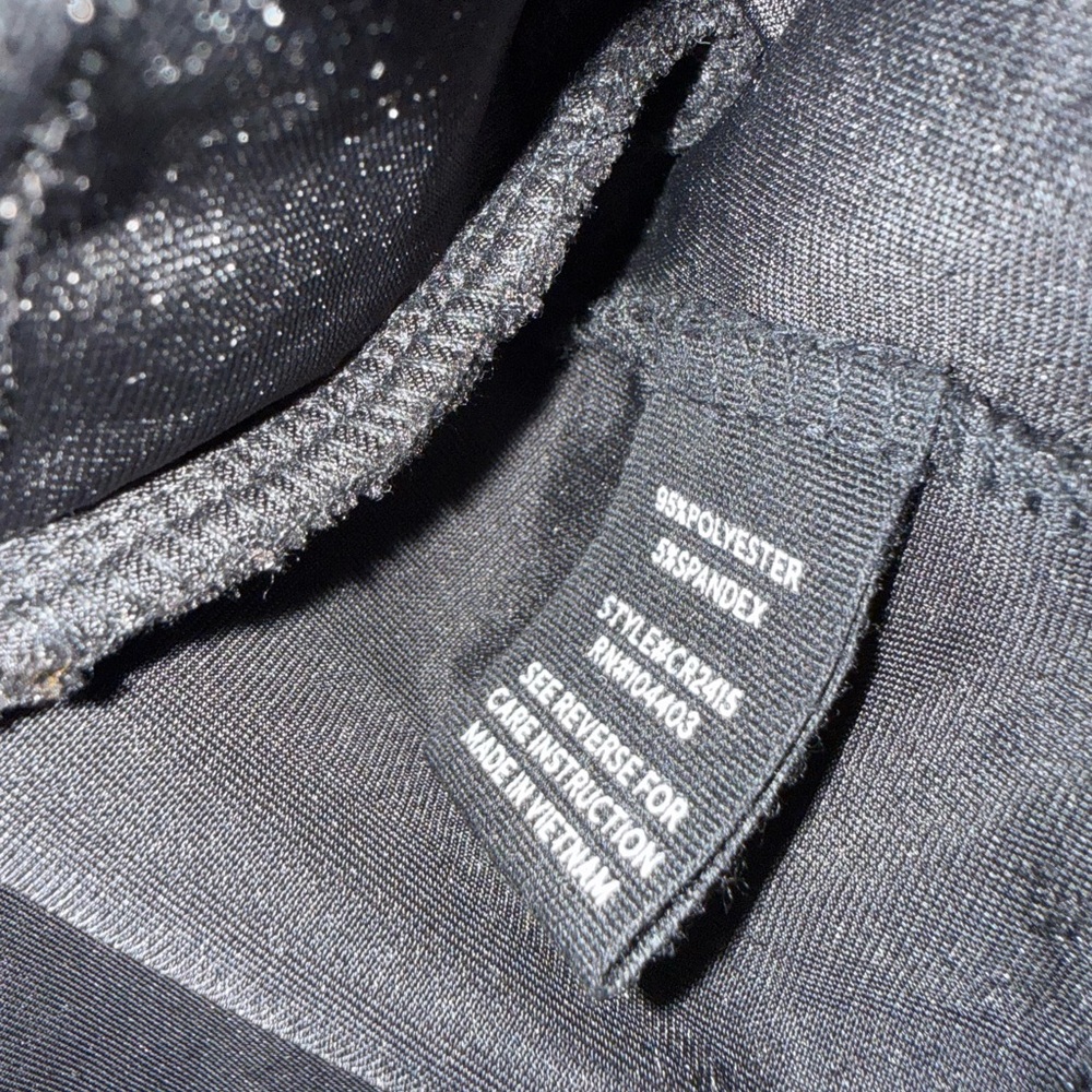 Blu Pepper Black Velvet Blouse - Picture 5 of 5
